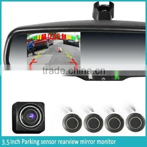 AK2-035LAP4 Auto Dimming Rearview Mirror Parking Radar Detector and Automatically Backup Camera Display thumbnail-4