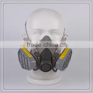 Double Filter Half Face Gas Mask,Half Face Mask Respirators thumbnail-1