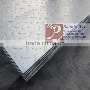 Hot Rolled Carbon Checkered Plate /Tear Drop Pattern thumbnail-1