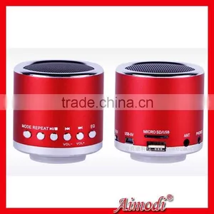 Super Bass Round Card Speaker Support FM Radio and MP3 Player thumbnail-5