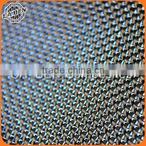 Hybrid 3K Carbon Fiber Cloth Fabric Mix Blue Metallic Yarn thumbnail-1