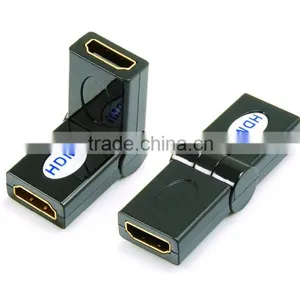 HDMI Female to Female Adapter Rotating 180 Degree thumbnail-1