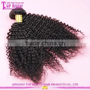 Unprocessed Malaysian Jerry Curl Virgin Hair Weave thumbnail-6