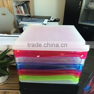 Mixed Colors Plastic Box for Put Office File Plastic Production thumbnail-5