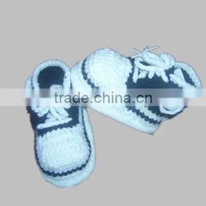 100%cotton Hand Infant Crochet Booties Baby 3D Wholesale Sock thumbnail-1