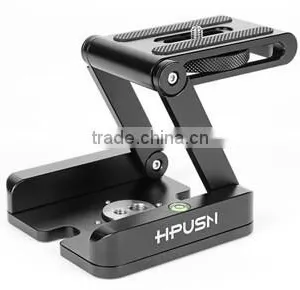 Factory Supply HPUSN Ultimate Camera Head Solution Photography Studio Camera Tripod Z Aluminum Pan & Tilt Flex Tilt Headball thumbnail-2