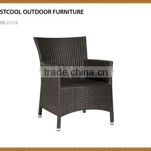 Cheap Outdoor Furniture PE Rattan White Reclining Chair thumbnail-4