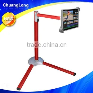 Height Adjustable Fashion Design Movable Floor Stand Holder for Tablet 7-10.5" thumbnail-1