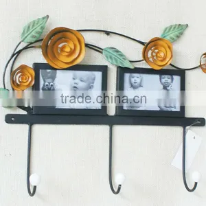 Home Decoration Wall Flower Photo Frame and Pothook thumbnail-1