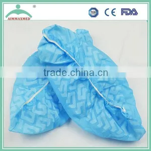 GOOD QUALITY Medical Disposable Two Colours Shoe Cover by CE/FDA/ISO Approved thumbnail-1