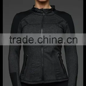 Kiteng 2016 New Design Women's Yoga Coat Fitness Running Sport Hooded Jacket Splice With Color Panel Office In USAsmall Minimum thumbnail-5