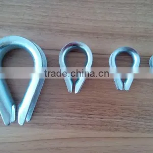 Electric Galvanized/ Stainless Steel Marine Rope Thimble DIN6899B thumbnail-1