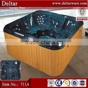 Triangle Hot Tub Spa, Adult Massage Spa Bathtub, Classic Acrylic Aqua Massage Spa Tub thumbnail-6