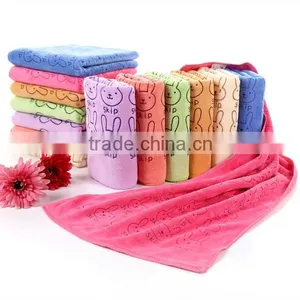 Rabbit Printed Cute Children Towel thumbnail-2