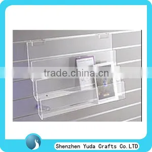 Acrylic Slatwall Greeting Card Display Rack 3-tier Display Rack for Greeting Card Slatwall Greeting Card Dislay thumbnail-1