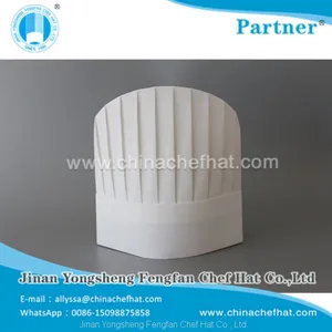 25cm Height Eco-cotton Round Top Chef Hat Adjustable thumbnail-2