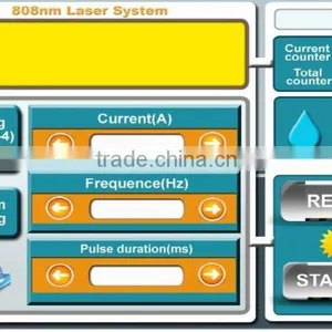 Diode Laser Hair Removal Machine Price / 720w 12 Laser Underarm Bars 808 Diode Laser / Permanent Hair Removal Machine 1-800ms thumbnail-5
