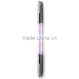 White Pink Purple Diamond Crystal 3D Microblading Needles Hand Tools/permanent Makeup Microblading Pen thumbnail-5