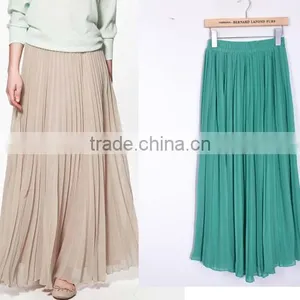 Customer Made European American Lady Long Maxi Skirt Chevron Skirt (LCHSK8) thumbnail-1