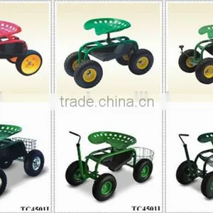 Rolling Garden Seat Cart/Removable Seat Garden Work Seat Cart TC4501E thumbnail-4