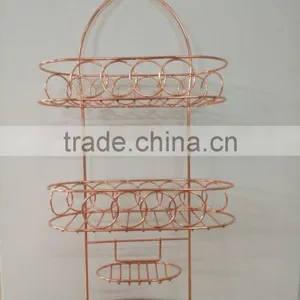 Chrome-Plating Metal Wire Bathroom Hanging Shower Caddy thumbnail-1
