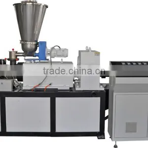 Pvc Pellets Making Production Conical Twin Screw Extruder Machine thumbnail-6