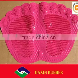 Morden Colorful Silicone Red Bath Pvc/rubber Mat JX-55079 thumbnail-1