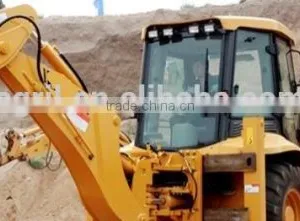 Hydraulic Joystick Operating Tractor Back Hoe Loader Model Wz30-25, 4 Wheel Drived,with CE Certification thumbnail-1