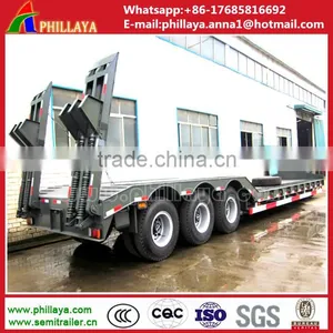 China Trailer Manufacturer Hot Sale 60T Drop Deck Semi Trailer / Lowbed thumbnail-6