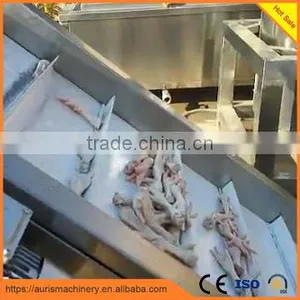 SUS 304 Stainless Steel Chicken Feet Production Line for Chicken Feet Peeling Blanching and Cutting Machine thumbnail-1