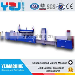 New Design PET pp Plastic Strapping Band Making Machine Straps Production Line With PLC Control System thumbnail-1