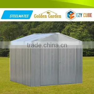 Green Galvanized Steel Sheet Decorative Storage Shed With Good Deisgn thumbnail-4