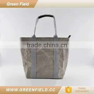 Green Field Washable Paper Tote Fancy Handbag 2017 thumbnail-1