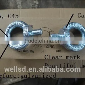 Galvanized DIN580 Eye Bolt Factory thumbnail-1