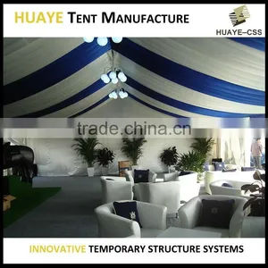 Beautiful Fancy Party Tent Large Wedding Marquee Tent Event Tent With Curtain and Lights for Sale thumbnail-4