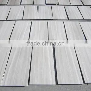 White Wood Grain Wood Marble Interior Wall Cladding thumbnail-3