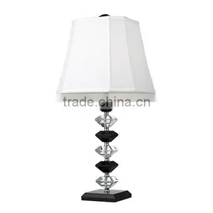 Unique Black Crystal Block Table Lamp thumbnail-1
