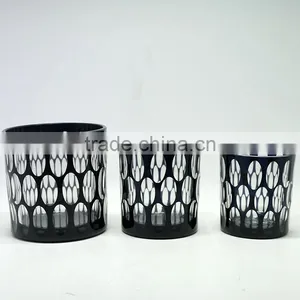 Handmade Unique Glass Candle Jar/glass Container /candle Vessels Wholesale thumbnail-1