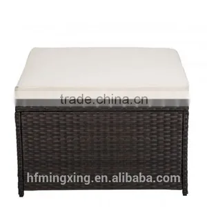 6 PCS Outdoor Patio Sofa Set Sectional Furniture PE Wicker Rattan Deck Couch thumbnail-5
