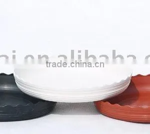 Wave Edge Plastic Flowerpot Flower Pot Flower Saucer-2 thumbnail-1