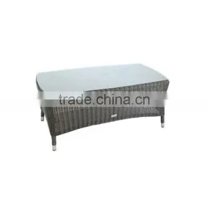 2017 Trade Assurance All Weather Outdoor PE Rattan Wicker Modern Luxury Coffee Tables thumbnail-1