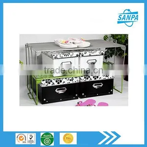 Two-tier Metal Mesh Storage Basket thumbnail-1