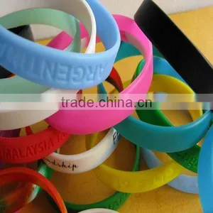 Silicone Wristband With Debossed Logo thumbnail-1