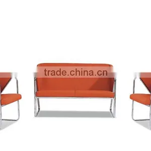 Simple Lounge Suite Chair Leather Sofa Set thumbnail-1