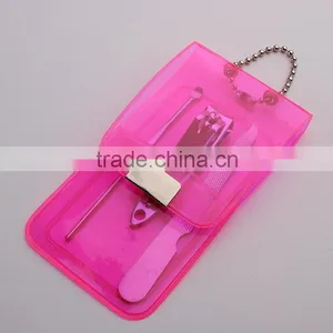 New Fashion Colorful Pvc Bag Promotional Manicure Kit/Manicure Set thumbnail-1