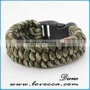 Cheap Survival Prepper Paracord Bracelet 550 for Camping Hiking thumbnail-6