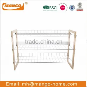White Powder Coating Wire Kitchen or Bathroom Storage Rack thumbnail-2