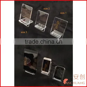 Unique Transparent Acrylic Mobile Phone Stand thumbnail-1
