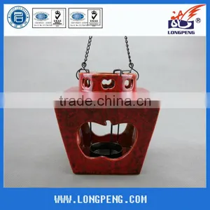 Outdoor Ceramic LED Garden Lantern thumbnail-1
