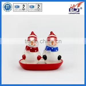 Christmas Snowman Salt and Pepper Shaker Sets Adorable Holiday Salt and Pepper Shakers thumbnail-1